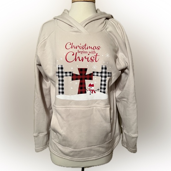 NWOT Christmas Hoodie - Picture 1 of 3